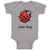 Baby Clothes June Bug Ladybug Baby Bodysuits Boy & Girl Newborn Clothes Cotton
