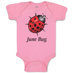 Baby Clothes June Bug Ladybug Baby Bodysuits Boy & Girl Newborn Clothes Cotton