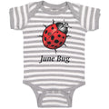 Baby Clothes June Bug Ladybug Baby Bodysuits Boy & Girl Newborn Clothes Cotton