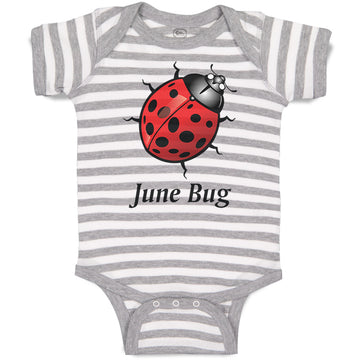 Baby Clothes June Bug Ladybug Baby Bodysuits Boy & Girl Newborn Clothes Cotton