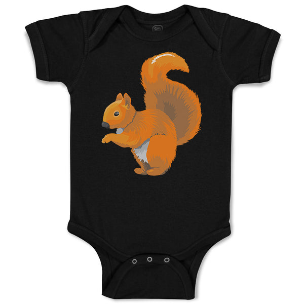 Baby Clothes Squirrel Funny Humor B Baby Bodysuits Boy & Girl Cotton