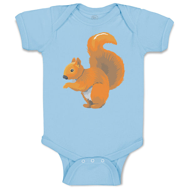 Baby Clothes Squirrel Funny Humor B Baby Bodysuits Boy & Girl Cotton