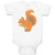 Baby Clothes Squirrel Funny Humor B Baby Bodysuits Boy & Girl Cotton