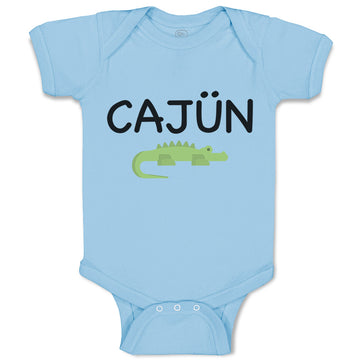 Baby Clothes Cajun Alligator Funny Louisiana Baby Bodysuits Boy & Girl Cotton