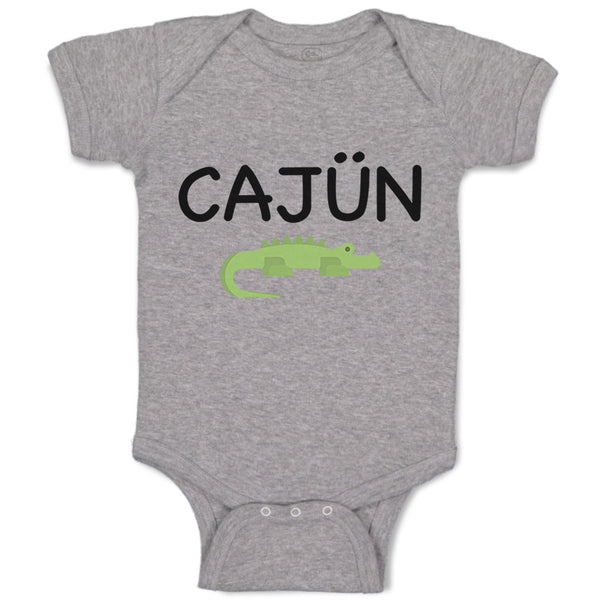 Baby Clothes Cajun Alligator Funny Louisiana Baby Bodysuits Boy & Girl Cotton