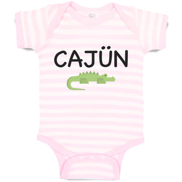 Baby Clothes Cajun Alligator Funny Louisiana Baby Bodysuits Boy & Girl Cotton
