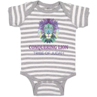 Baby Clothes Conquering Lion Tribe of Judah Safari Baby Bodysuits Cotton