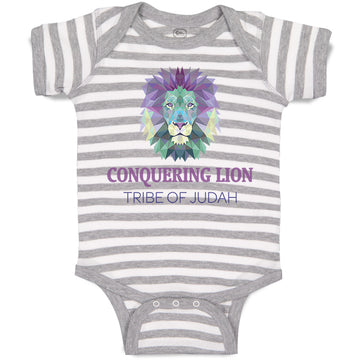 Baby Clothes Conquering Lion Tribe of Judah Safari Baby Bodysuits Cotton