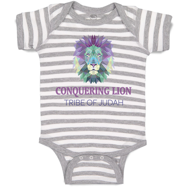 Baby Clothes Conquering Lion Tribe of Judah Safari Baby Bodysuits Cotton