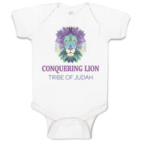 Baby Clothes Conquering Lion Tribe of Judah Safari Baby Bodysuits Cotton