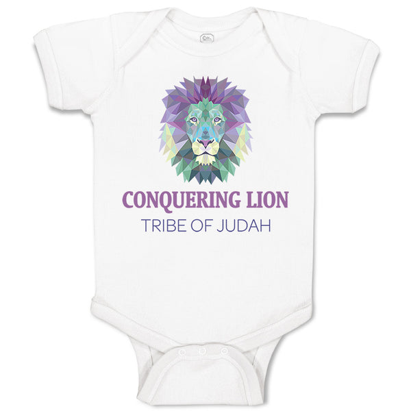 Baby Clothes Conquering Lion Tribe of Judah Safari Baby Bodysuits Cotton