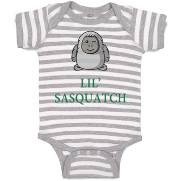 Baby Clothes Lil' Sasquatch Baby Bodysuits Boy & Girl Newborn Clothes Cotton