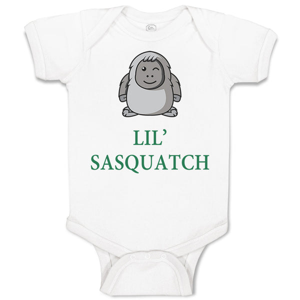 Baby Clothes Lil' Sasquatch Baby Bodysuits Boy & Girl Newborn Clothes Cotton