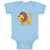 Baby Clothes Lion Smiling Safari Baby Bodysuits Boy & Girl Cotton