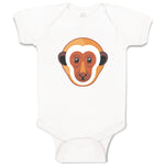 Baby Clothes Monkey Head Safari Baby Bodysuits Boy & Girl Newborn Clothes Cotton