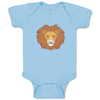 Baby Clothes Lion Head Safari Baby Bodysuits Boy & Girl Newborn Clothes Cotton