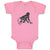 Baby Clothes Monkey Shadow Safari Baby Bodysuits Boy & Girl Cotton