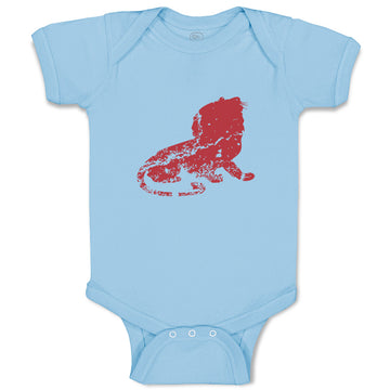 Baby Clothes Lion Shadow Safari Baby Bodysuits Boy & Girl Newborn Clothes Cotton
