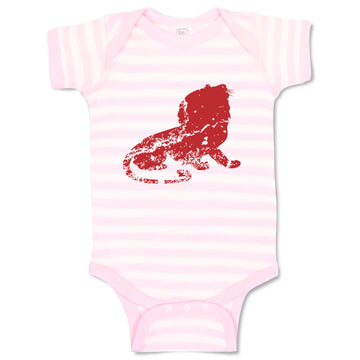Baby Clothes Lion Shadow Safari Baby Bodysuits Boy & Girl Newborn Clothes Cotton