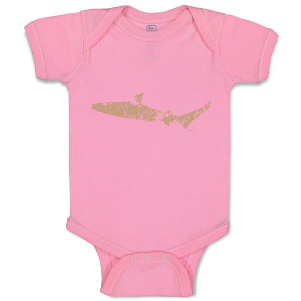 Baby Clothes Shark Shadow Animals Ocean Sea Life Baby Bodysuits Cotton