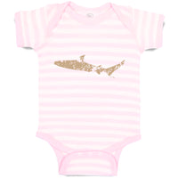 Baby Clothes Shark Shadow Animals Ocean Sea Life Baby Bodysuits Cotton