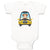 Baby Clothes Monkey Driving Car Safari Baby Bodysuits Boy & Girl Cotton