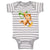 Baby Clothes Monkey with Banana on Tree Animals Baby Bodysuits Boy & Girl Cotton