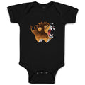 Baby Clothes Barking Lion Animals Safari Baby Bodysuits Boy & Girl Cotton