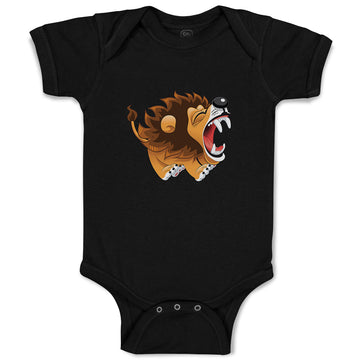 Baby Clothes Barking Lion Animals Safari Baby Bodysuits Boy & Girl Cotton
