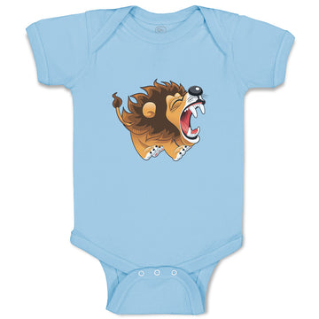 Baby Clothes Barking Lion Animals Safari Baby Bodysuits Boy & Girl Cotton