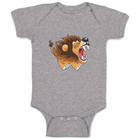 Baby Clothes Barking Lion Animals Safari Baby Bodysuits Boy & Girl Cotton