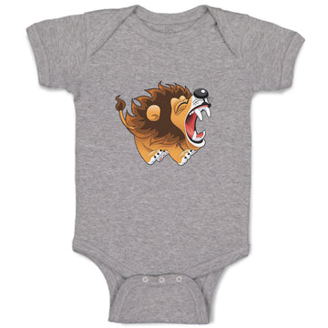 Baby Clothes Barking Lion Animals Safari Baby Bodysuits Boy & Girl Cotton
