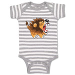 Baby Clothes Barking Lion Animals Safari Baby Bodysuits Boy & Girl Cotton