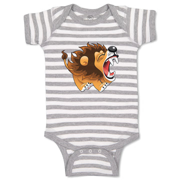 Baby Clothes Barking Lion Animals Safari Baby Bodysuits Boy & Girl Cotton
