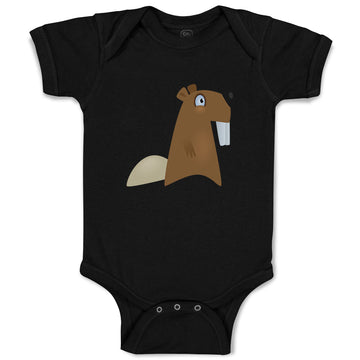 Baby Clothes Beaver Humor Funny Baby Bodysuits Boy & Girl Newborn Clothes Cotton