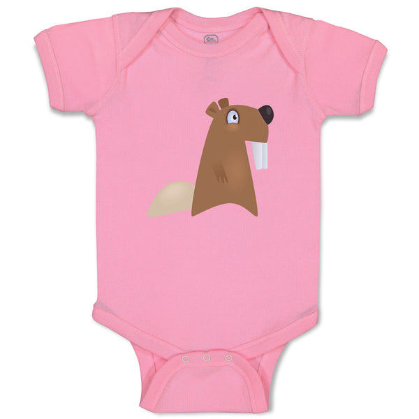 Baby Clothes Beaver Humor Funny Baby Bodysuits Boy & Girl Newborn Clothes Cotton