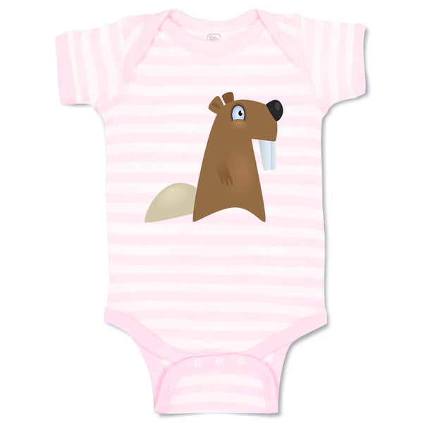 Baby Clothes Beaver Humor Funny Baby Bodysuits Boy & Girl Newborn Clothes Cotton