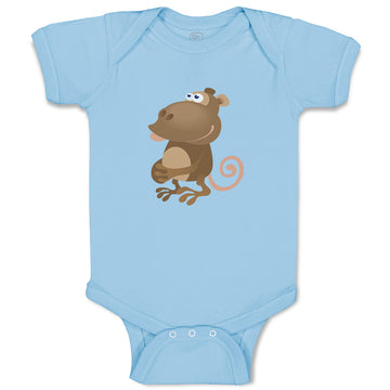 Baby Clothes Monkey Cartoon Animals Safari Baby Bodysuits Boy & Girl Cotton