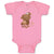 Baby Clothes Monkey Cartoon Animals Safari Baby Bodysuits Boy & Girl Cotton