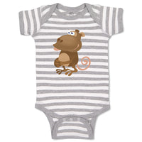 Baby Clothes Monkey Cartoon Animals Safari Baby Bodysuits Boy & Girl Cotton