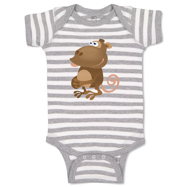 Baby Clothes Monkey Cartoon Animals Safari Baby Bodysuits Boy & Girl Cotton