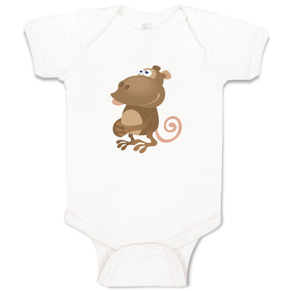 Baby Clothes Monkey Cartoon Animals Safari Baby Bodysuits Boy & Girl Cotton