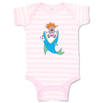 Baby Clothes Shark and Clown Animals Ocean Sea Life Baby Bodysuits Cotton