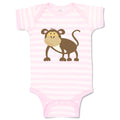 Baby Clothes Monkey Zoo Funny Baby Bodysuits Boy & Girl Newborn Clothes Cotton
