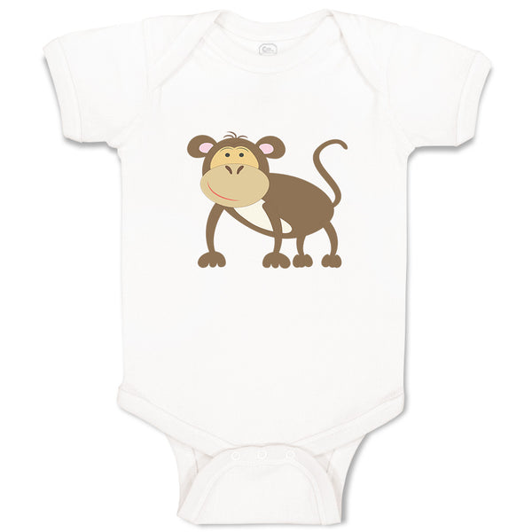 Baby Clothes Monkey Zoo Funny Baby Bodysuits Boy & Girl Newborn Clothes Cotton