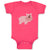 Baby Clothes Unicorn Pink Animals Funny Humor Baby Bodysuits Boy & Girl Cotton