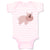 Baby Clothes Unicorn Pink Animals Funny Humor Baby Bodysuits Boy & Girl Cotton
