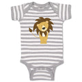 Baby Clothes Lion Safari Baby Bodysuits Boy & Girl Newborn Clothes Cotton