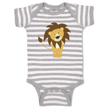 Baby Clothes Lion Safari Baby Bodysuits Boy & Girl Newborn Clothes Cotton