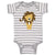 Baby Clothes Lion Safari Baby Bodysuits Boy & Girl Newborn Clothes Cotton